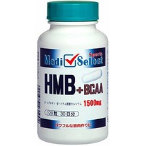 HMB 보충 + BCAA 캡슐 1500mg 120 마리 국산 HMBCa 원료 사용 메디 셀렉트 스포츠