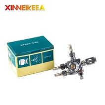 무선 에어리스 뿜칠 도장기 후끼 분무기 전동 에어스프레이건 페인트 후끼(에서 선박 us) 스테인레스 스틸, 02 1.0mm