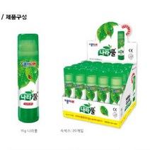 문구랑만들기랑 종이나라 투명풀 고체풀 딱풀 15g 1갑(20개), 종이나라 딱풀15g(20개)