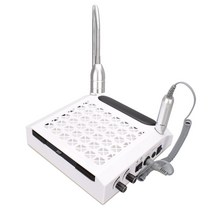 네일아트 집진기 각질 가루 흡입기 손발톱 패디흡진기, 플러그식 화이트+세라믹헤드1개