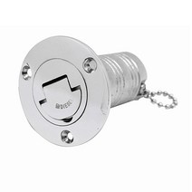 보트트레일러 카이트 서핑 스테인레스 스틸 316 데크 필러 가스 디젤 연료 폐수 미러 폴리쉬 마린 보트 하드웨어 캡 38mm 50mm 1PC, 38mm WATER