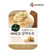 [모비딕컴퍼니] 간편식스프 닭곰탕 돼지국밥 식당재료 삼계탕 감자탕 동태탕 간식 식자재, 잇★ 비비고 누룽지닭백숙죽280g 한끼식사 간편조리식, [좋아요]