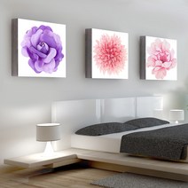 백앤아트 부귀의 상징 아름다운 모란 꽃 10종 컬렉션 정사각형 인테리어액자 개업선물, A-04