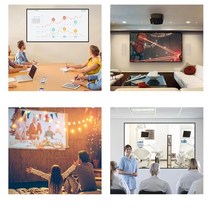 야외스크린 150 200 120 80인치 야외 실외 빔프로젝터 빔스크린 2021 년 신제품 TV 스크린 접이식 휴대용 소프트 홈 KTV 영화 프로젝션, [04] 110 인치