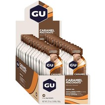 GU Energy 오리지널 스포츠 뉴트리션 에너지 젤 에스프레소 러브 24개입, Caramel Macchiato