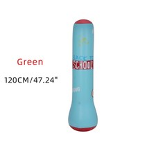 가정용 샌드백 거치대 주짓수 더미 스탠딩 펀치볼 성인 를위한 풍선 텀블러 펀칭 백 피트니스 샌드 백 두꺼운 권투 기둥 포스트 바디 빌딩 완구 선물, 씨엔, q1-그린-120cm