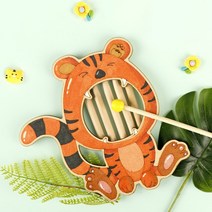 [메이크문구]W048 악기만들기 호랑이워시보드 방과후 돌봄교실 엄마표놀이 창의미술 만들기키트, 없음