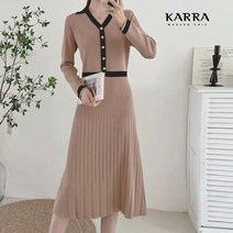 [카라] KARRA 에스더플리츠니트원피스_KB2FOP136C