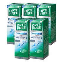 [알콘] 옵티프리 렌즈세척액 퓨어모이스트 300mlx5개, 단품