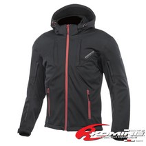 오토바이 방한 자켓 바이크 겨울 보호대 JK60 2RED, BLACK-RED-L