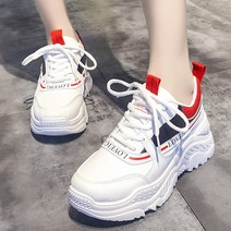 ridh128 러브 라벨 6cm 여성 패션 키높이운동화