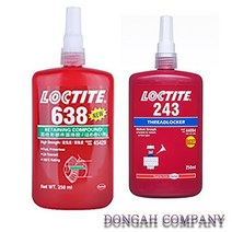 록타이트 혐기성 나사고정제 272/638/243 250mll, 243(250ml)
