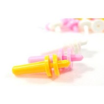 팽이심/플라스틱팽이심/팽이손잡이/팽이꼭지/팽이쇠부분, 흰색