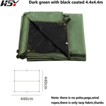 UPF50 + 방수 PU5000MM 를 가진 옥외 야영 천막, 09 4.4x4.4m C