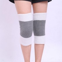 무릎보온대 무릎방한대 군인 노인 기모 겨울 무릎보호대 시린 무릎 토시, 블랙그레이