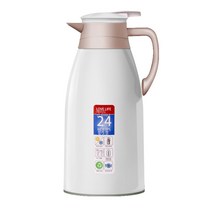 가정용 대용량 주전자 스테인리스 크리에이티브 포트 스마트 보온병, 화이트, 1000Ml, 1개