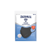 크리넥스 마스크 KF80마스크 황사 미세먼지 대형 블랙 40매, 40개입
