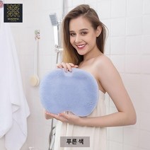 등 백 풋 발 브러쉬 바디 벽 부착 흡착형 샤워 솔 일인 가구 필수품 원룸 자취방 선물, 블루【클래식 셀러】