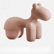 동물 스툴 조랑마라 의자 북유럽 귀여운 대형 선물, 대형(청디)