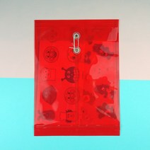 PP 서류봉투 10장 투명 반투명 세로형, 핑크10장