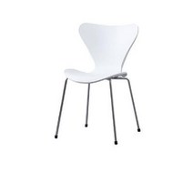 프리츠한센st 세븐체어 앤트체어 식탁의자 카페의자 카페 의자 체어 디자인 식당 식탁, 하얀색