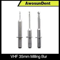 DLC 코팅 치과 용 VHF K4/K5 지르코니아 블록 밀링 버 CAD/CAM 시스템 절삭 공구, 05 40mm 2.0mm