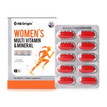 여성영양제 오리진 우먼즈 멀티비타민 미네랄 1850mg 60정 2개월분 x 2박스