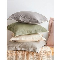 세이렌 5COLOR 린넨 쿠션커버(50x50), 세이렌 코코아 쿠션커버