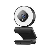 웹캠 1080P 30FPS PC 카메라 유튜브캠 줌카메라 영상회의, 블랙