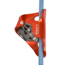 가슴등강기 클라이밍 암벽등반 장비 체스트 도르래 어센더, 주황색