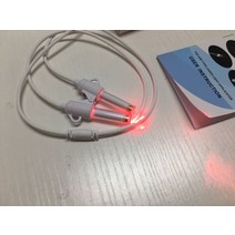 비염치료기 코 치료 장치 부비동염 완화 코 치료 장치 치료 비강 알레르기 레이저 광 치료 건강 관리, 하얀
