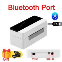 직구 여러 시스템용 열 라벨 프린터 Shopify Ebay UPS USPS Etsy용 메이커 4x6, Bluetooth Holder, EU 플러그