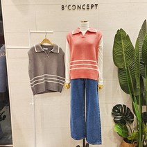 [에잇컨셉] 달리카라조끼(KT) 조끼 C23A1FVE006 (2컬러)