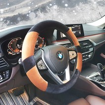 손안시린 극세사 겨울 핸들커버 코나 올뉴모닝 뉴스파크 XM3 레이 베뉴 K3 QM3 엑센트 아반떼AD 올뉴투싼 스포티지R 뉴K5 LF쏘나타 올뉴쏘렌토 경차 준중형차 중형차 공용, 3.투웨이 극세사 핸들커버-브라운