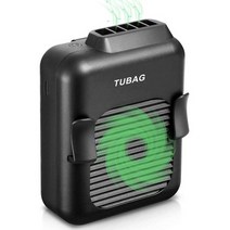 일본직발송 2. TUBAG 벨트팬 진화판 휴대용선풍기 3WAY 걸상선풍기 목걸이선풍기 탁상 USB충전식 제트팬, One Size, One Color