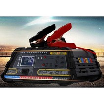 배터리 충전기 밧데리 자동차 보조 점프 스타트 방전, (회색 황색) X-120 모델