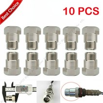 O2 산소 센서 익스텐더 어댑터 스페이서 10 팩 HHO Bung CEL FIX 32mm Test Pipe