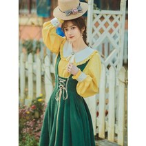 복고풍 놀이공원 의상 직원 원피스 모던걸 페스티벌