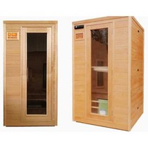 사우나 찜질방 한증막 대형 목욕탕 홈스파 홈사우나, 단일나무문슬라이딩창클래식스타일