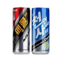 1+1 맥콜제로+천연사이다 250ml, 60개