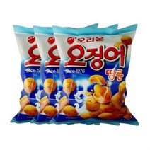 오징어 땅콩 98g 3개 봉지 과자 맛있는 바삭한, 다이따컴 본상품