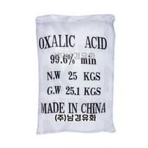 수산 옥살산 25KG OXALIC ACID 기름때 제거 녹제거 피혁가공