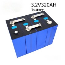 인산철배터리팩 리튬이온 lifepo4 320ah 2-16pcs 3.2v 등급 a 12v 24v 48v 310ah diy rv 셀 및 태양 에너지 저장 시스템 eu 미국 면세, 8pcs 배터리