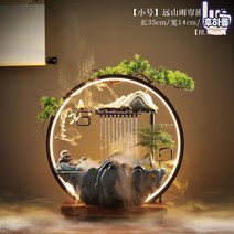 인테리어 행운의 가습기 실내 천연 인공 폭포 가정용 소형 미니, 옵션7