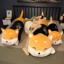 뽀글뽀글 강아지 솔로 허스키 시바견 인형 봉제 키즈 고양이 선물 장난감 캐릭터 인형 돼지, 옵션04, 1미터