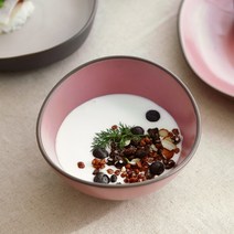 까사무띠 레아 디저트 카페 브런치 밥공기 12cm, 그린올리브