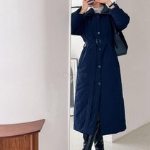 브이와이 여자 패딩코트 FW 퍼카라 보온안감 스트랩 점퍼
