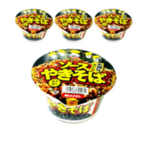 글로델 야끼소바 컵면 86g, 4개