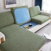 패브릭 가죽 인조 소파 자카드 방수 소파 좌석 쿠션 커버 애완 동물을위한 가구 수호자 키즈 스트레치 빨, 02 B_13 13-1pcs