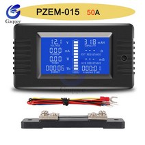 자동차 배터리 용량 테스터 0 200V DC 전압 전류 전력 용량 측정기 저항 잔류 0, PZEM015 50A Shunt